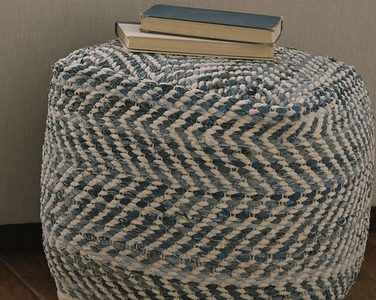 Ashley Express - Chevron Pouf