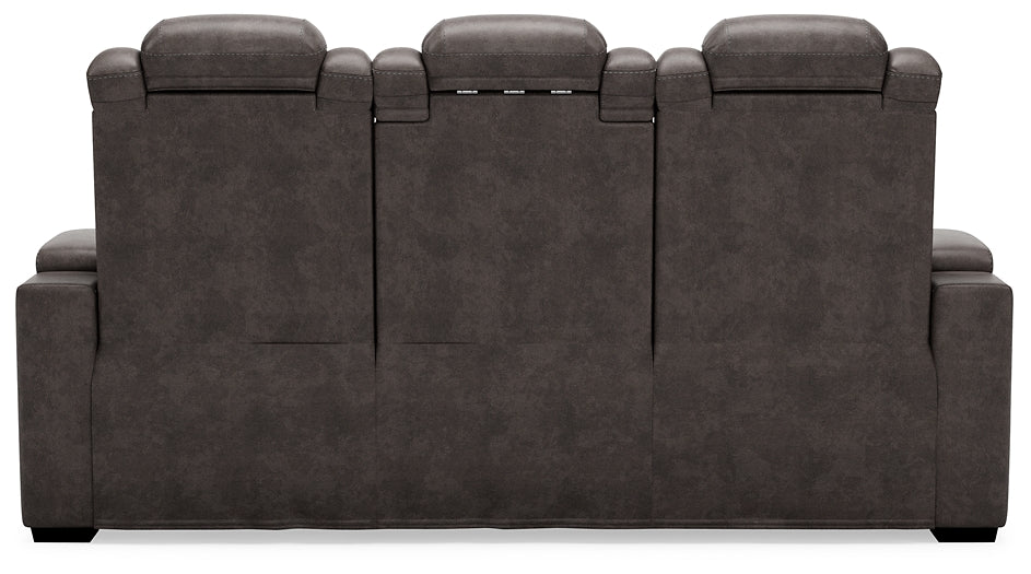 HyllMont PWR REC Sofa with ADJ Headrest