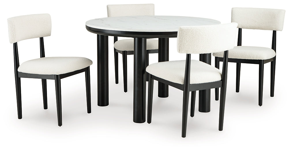 Ashley Express - Xandrum Dining Table and 4 Chairs