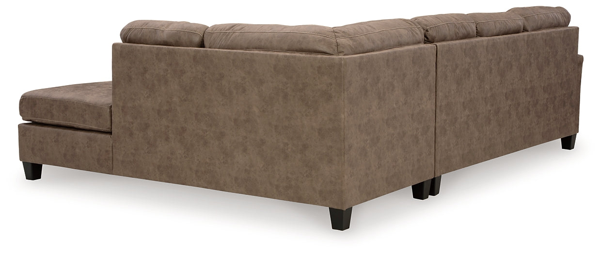 Navi 2-Piece Sectional with Ottoman