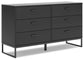 Ashley Express - Socalle Queen Panel Platform Bed with Dresser and 2 Nightstands