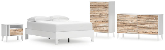 Ashley Express - Piperton Full Platform Bed with Dresser, Chest and Nightstand