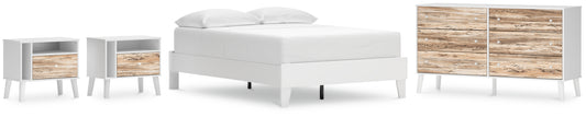 Ashley Express - Piperton Full Platform Bed with Dresser and 2 Nightstands