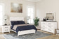 Gerridan Full Panel Bed with Mirrored Dresser and 2 Nightstands